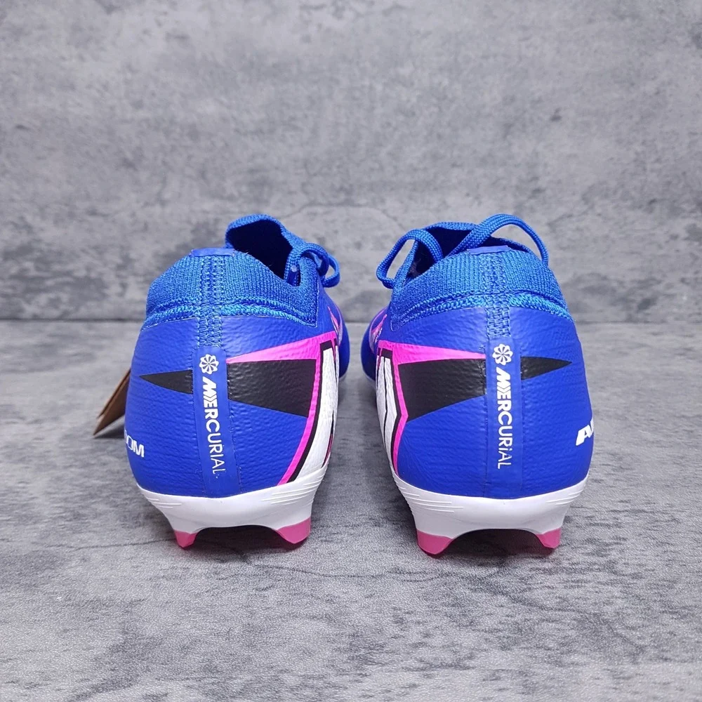 NIKE Zoom Mercurial Vapor 16 Pro FG Cleats Mens Size 13 Blue Pink FQ8685-446